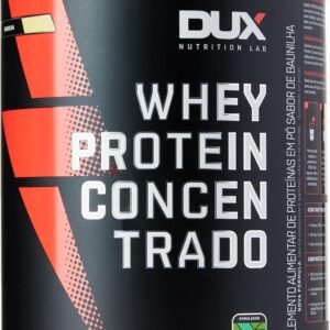 Whey Protein Concentrado Baunilha Pote 900g – Contribui para o Ganho Muscular Hipertrofia – Dux Human Health (Embalagem pode variar)