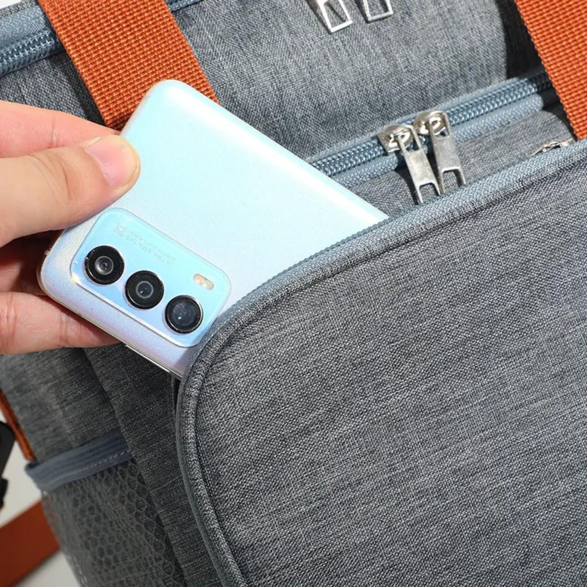 Bolsa Termica Marmita Lancheira Grande Alça Ombro Trabalho Passeio Academia Dois Andares (Bolsa Preta) - Imagem 7