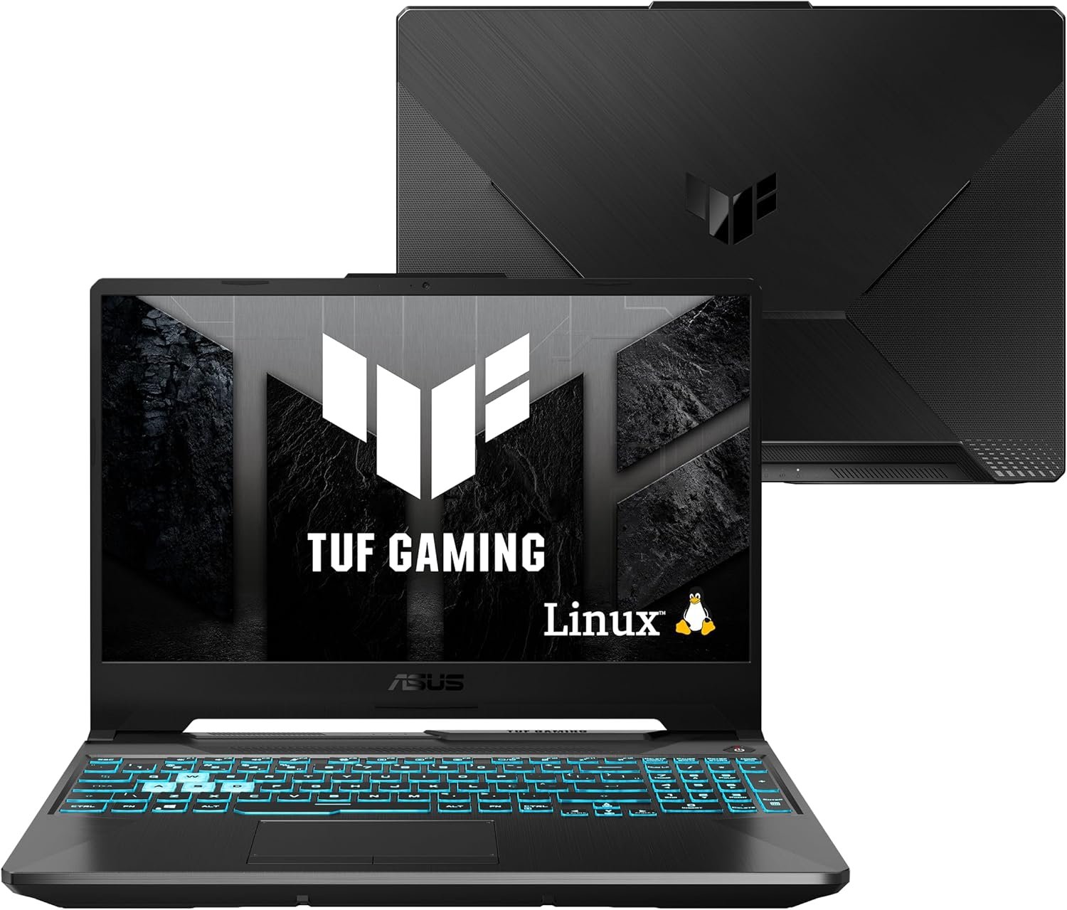 Notebook ASUS TUF Gaming A15, RTX 3050, AMD RYZEN 7, 8 GB, 512 GB SSD, KeepOS, Tela 15.6'' FHD, Graphite Black - FA506NCR-HN089