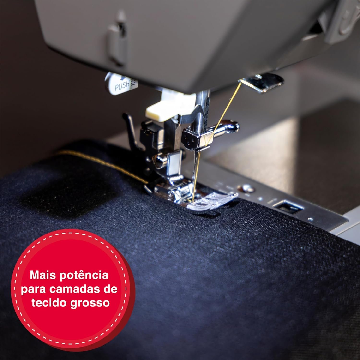 Máquina de Costura Singer Facilita Pro 4423 Mecânica 127 Volt | 23 Pontos, Motor Potente, Estrutura de Metal, Braço Livre, Base de Aço Inox, 1100 ppm | Ideal para Tecidos Pesados e Projetos Criativos - Imagem 9