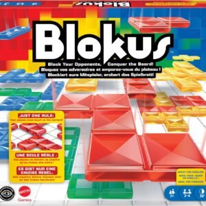 Mattel Games Jogo de Tabuleiro Blokus para crianças a partir de 7 anos