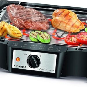 MONDIAL Churrasqueira Elétrica, Preto, 1500W, 220V – CH-07