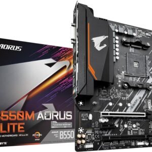Placa Mãe Gigabyte B550M AORUS Elite, Chipset B550, AMD AM4, mATX, DDR4
