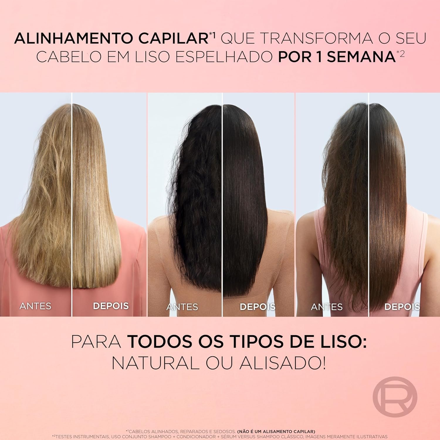 L'Oréal Paris Elseve Liso dos Sonhos, Sérum Leave-in com Tecnologia Ativada por Calor para Efeito Liso por 1 Semana, Antifrizz, Protetor Térmico e Barreira Contra Umidade, 100ml - Imagem 6