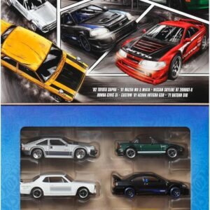 Hot Wheels Collector Veículo de Brinquedo Pacote Carros Japoneses para crianças a partir de 3 anos