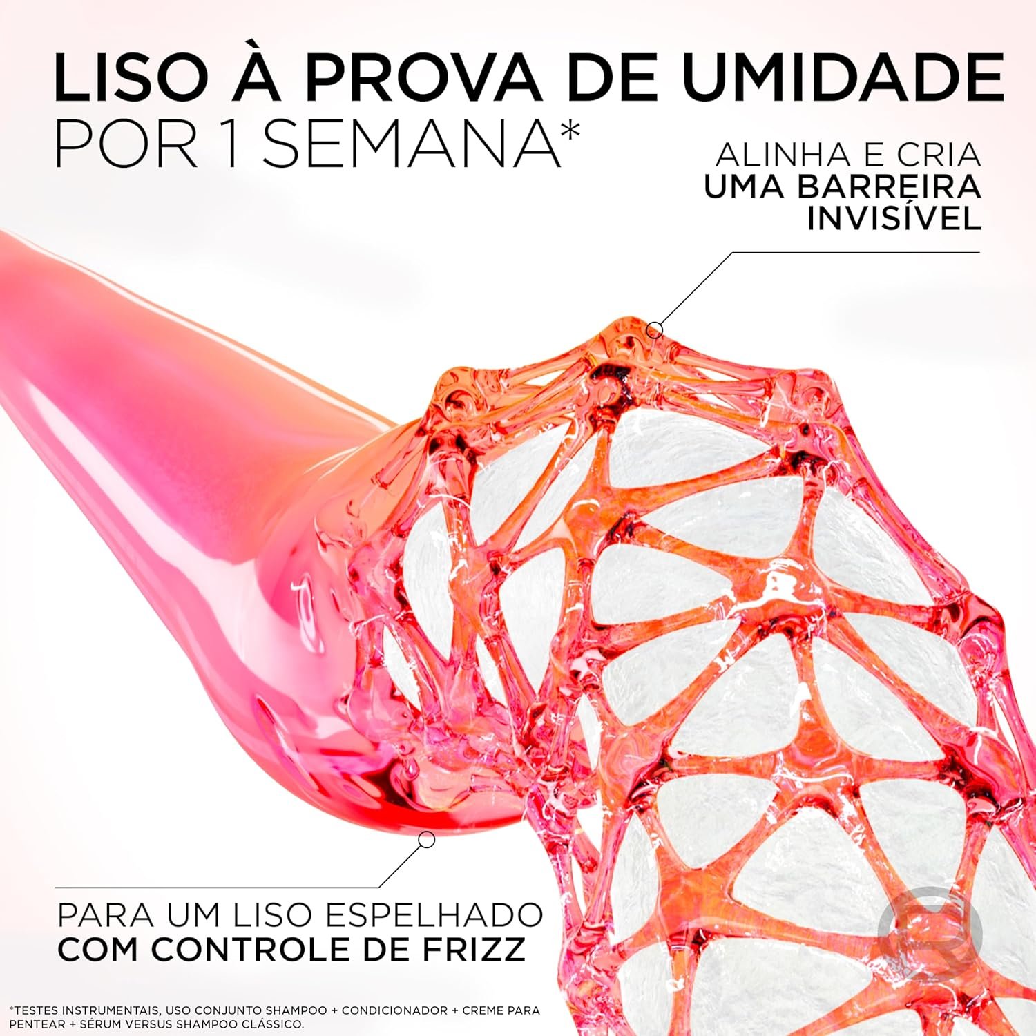 L'Oréal Paris Elseve Liso dos Sonhos, Sérum Leave-in com Tecnologia Ativada por Calor para Efeito Liso por 1 Semana, Antifrizz, Protetor Térmico e Barreira Contra Umidade, 100ml - Imagem 5