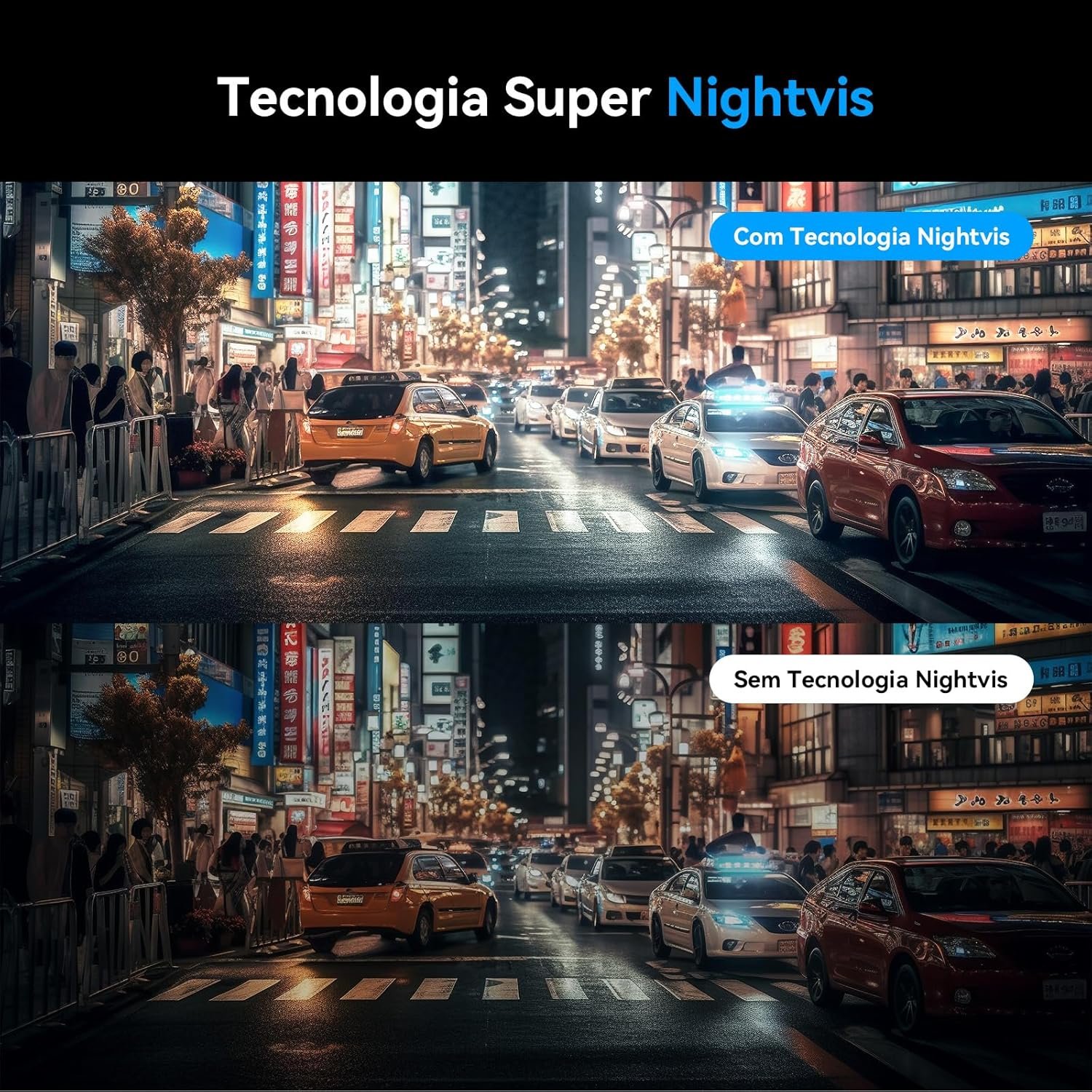 DDPAI N1 Câmera Veicular Dupla 1296P + 1080P com Wi-Fi, Câmera para Carro com Visão Noturna, Sensor G, Gravação em Loop e Modo Estacionamento 24h, Supercapacitor (Cartão SD Não Incluído) - Imagem 4