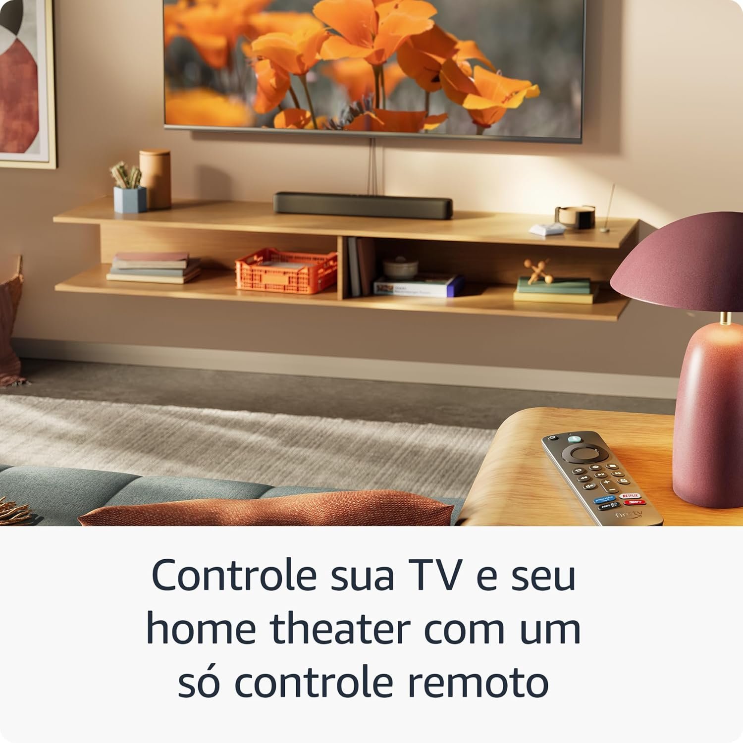 Fire TV Stick HD (Geração mais recente) | Com controle remoto por voz com Alexa (inclui comandos de TV), controles de casa inteligente e streaming em HD - Imagem 8