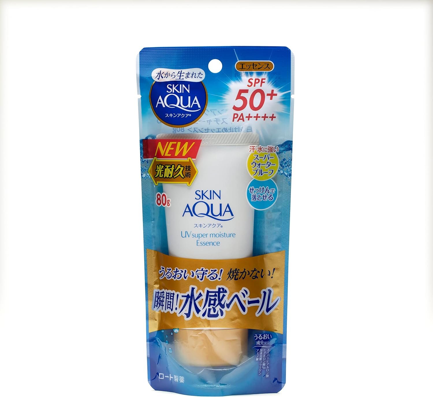 SKIN AQUA® Protetor Solar Facial UV SUPER MOISTURE ESSENCE - FPS50 proteção UVA e UVB - Imagem 3