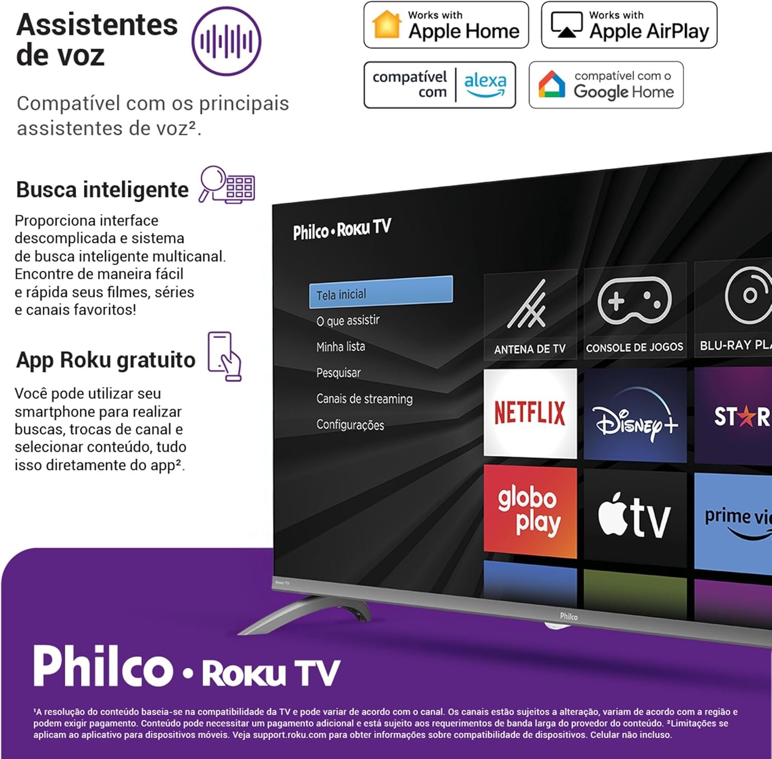 Smart TV 32" Philco LED Roku Tv HD Dolby Audio P32CRA - Imagem 7