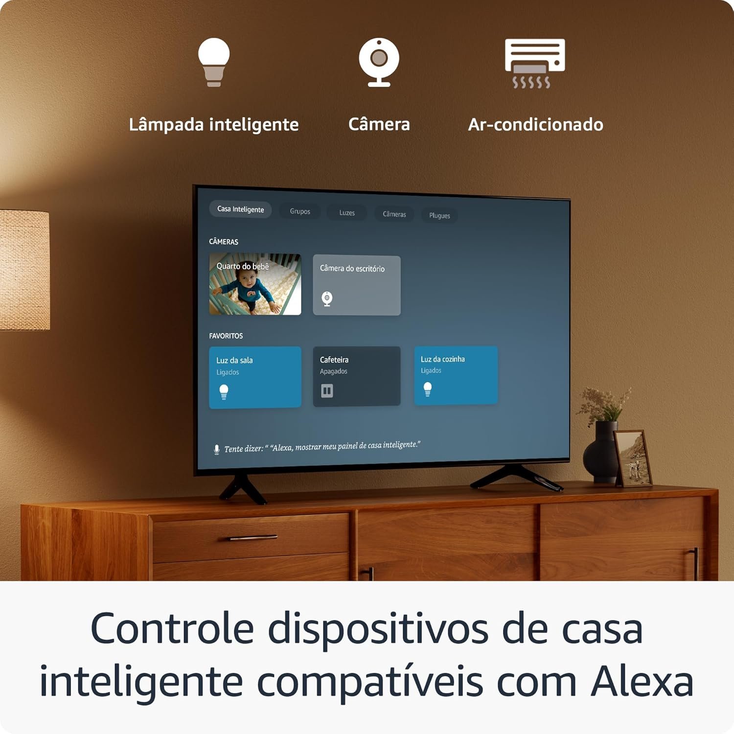Fire TV Stick HD (Geração mais recente) | Com controle remoto por voz com Alexa (inclui comandos de TV), controles de casa inteligente e streaming em HD - Imagem 7
