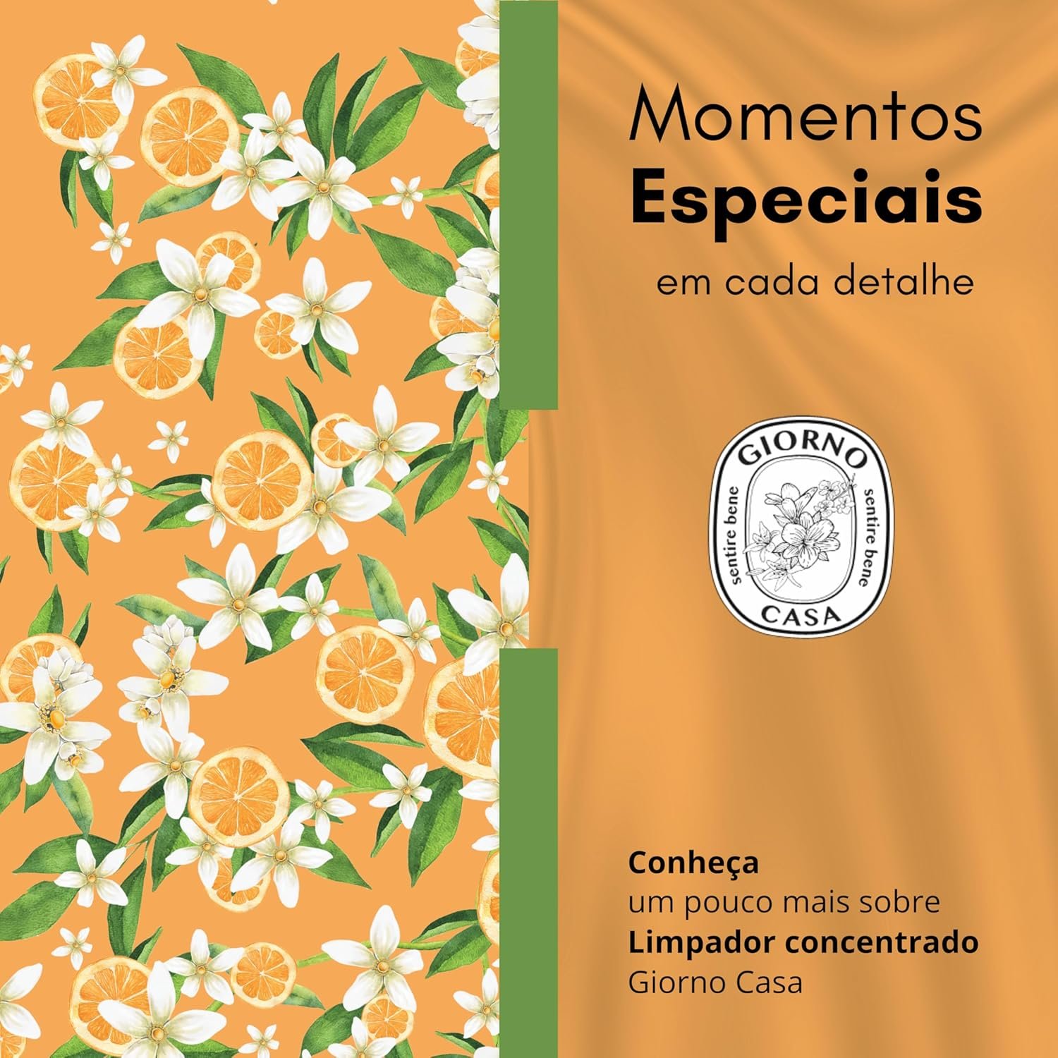 Giorno Casa Limpador Concentrado De Superfície Perfumador Flor De Laranjeira 120 Ml Marrom - Imagem 4