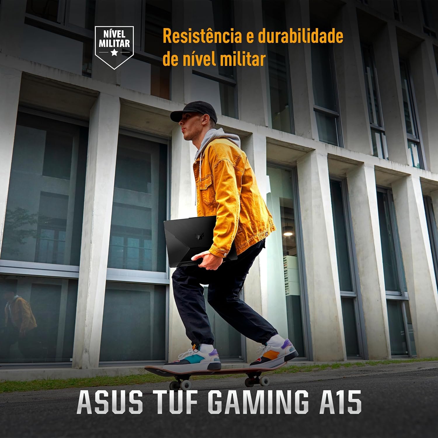 Notebook ASUS TUF Gaming A15, RTX 3050, AMD RYZEN 7, 8 GB, 512 GB SSD, KeepOS, Tela 15.6'' FHD, Graphite Black - FA506NCR-HN089 - Imagem 7
