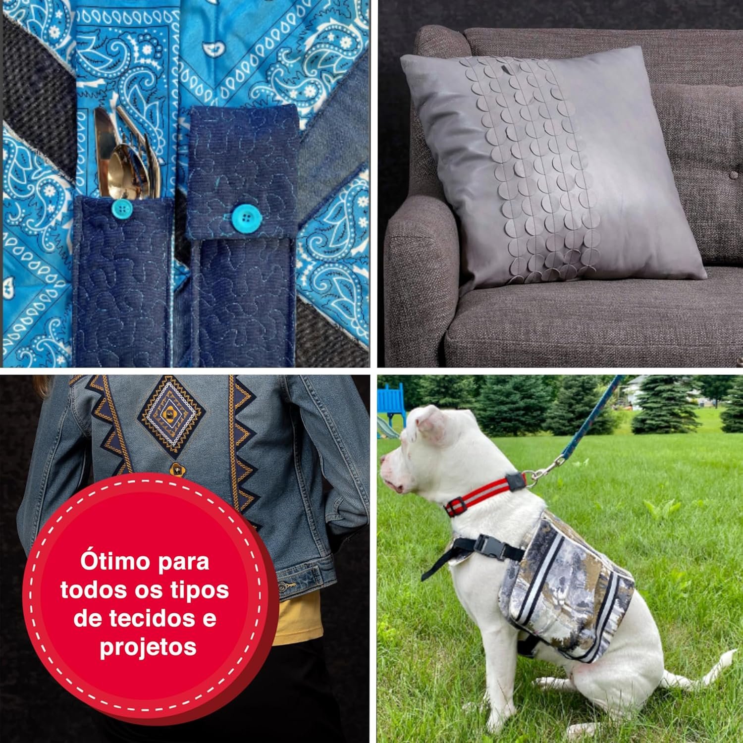 Máquina de Costura Singer Facilita Pro 4423 Mecânica 127 Volt | 23 Pontos, Motor Potente, Estrutura de Metal, Braço Livre, Base de Aço Inox, 1100 ppm | Ideal para Tecidos Pesados e Projetos Criativos - Imagem 10