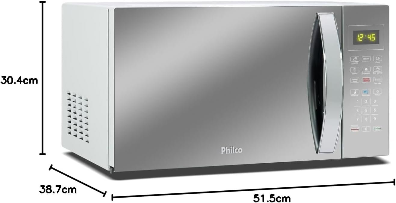 Micro-ondas 33L Philco Limpa Fácil PMO38E 1400W 220V - Imagem 11