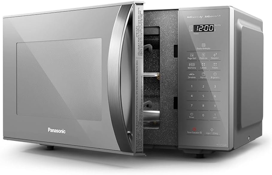 Panasonic Micro-ondas 27L Prata 220v NN-ST55LMRU - Imagem 3
