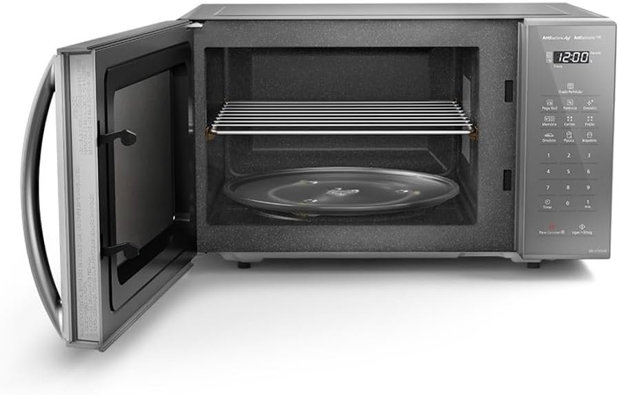 Panasonic Micro-ondas 27L Prata 220v NN-ST55LMRU - Imagem 4