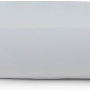Lençol Avulso Superior Solteiro sem Elástico Sobre Lençol Percal 400 Fios Antiácaro, Anti-pilling com Toque Extra Macio (Branco, Solteiro)