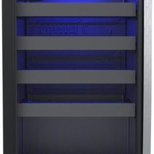 Adega Piubella 100L – 24 Garrafas – Preto Fosco – Venax – 127v – Porta Invertida Adega Piubella 100L – 24 Garrafas – Preto Fosco – Venax – 127v – Porta Invertida