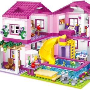 Blocos de Construção Conjunto Vila de Verão – 1018 Peças, Compatível com Blocos de Construção Padrão, Um Presente Adequado para Adultos e Crianças