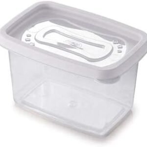 Pote 430ml Retangular Plasútil Branco