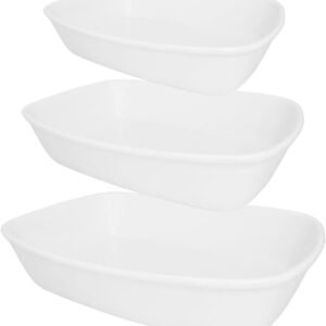 Jogo De 3 Refratárias Bake Branca Oxford