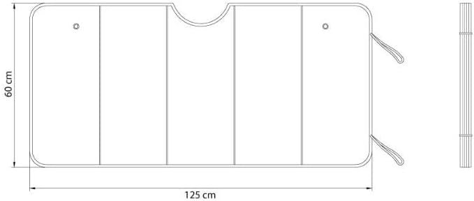 Protetor Para,Sol Universal com Superficie Refletiva, Tramontina - Imagem 6