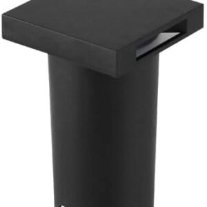 BALIZADOR DE SOLO LED TASCHIBRA FLAT 1 FACHO 0,5W 3000K PRETO IP67