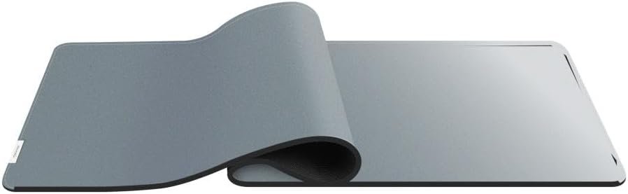Geonav Mouse Pad Desk, Tecido sintético impermeável e antiderrapante, Toque macio, 80x30cm, OFDP01GR, Cinza - Imagem 4