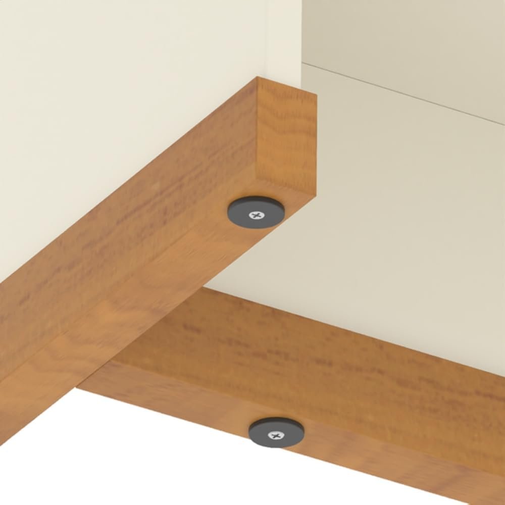 VIA NOSSA - Aparador Buffet Berlin Cor:off White/naturale - Imagem 4