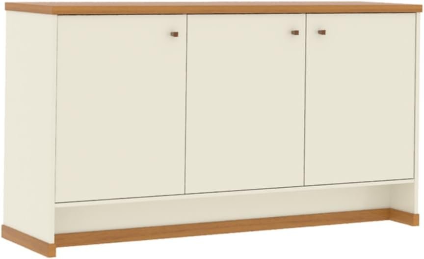 VIA NOSSA - Aparador Buffet Berlin Cor:off White/naturale - Imagem 7