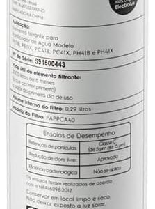 Filtro/Refil de Água para Purificador PE11, Branco, Electrolux, 41037245