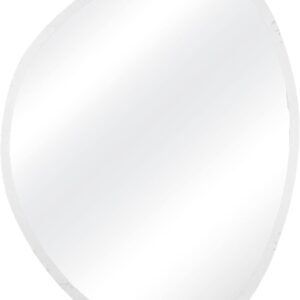 Espelho Decorativo Orgânico Branco 35×50 cm Lp