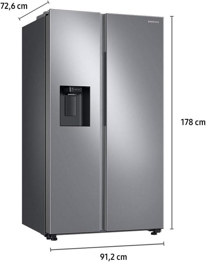 Geladeira Samsung RS60 Side by Side com All Around Cooling e SpaceMax 602L Inox Look 220V - Imagem 9