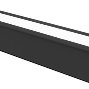 Perfil de Embutir para Fita Led Taschibra Apex 35 com 1 Metro Preto Perfil de Embutir para Fita Led Taschibra Apex 35 com 1 Metro Preto