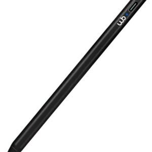 WB Caneta Pencil Para Apple iPad com Palm Rejection e Ponta de Alta Precisão 1.0mm Preta – (Não compatível com iPads lançados antes de 2018)