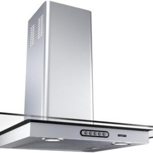 COIFA DE PAREDE Fogatti VIDRO RETO DUTO SLIM 75CM 220V INOX