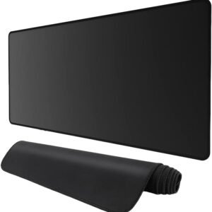 Mouse Pad Gamer Extra Grande 90x40cm Preto Premium | XXL Premium para PC, Notebook, Escritório e Jogos | Costura Reforçada | Superfície HighSpeed Ultra Precisa | Base Antiderrapante | Premium. Mouse Pad Gamer Extra Grande 90x40cm Preto Premium | XXL Premium para PC, Notebook, Escritório e Jogos | Costura Reforçada | Superfície HighSpeed Ultra Precisa | Base Antiderrapante | Premium.