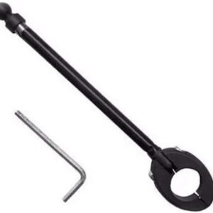 Antena Aparador Corta Linha Pipa Moto Preta Guidão Inox