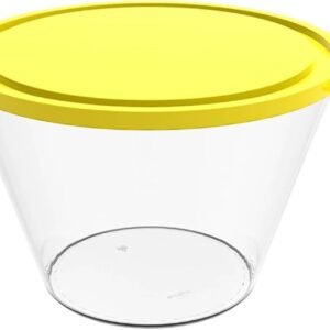 Pote 3.8l com Tampa, Amarelo, Crippa