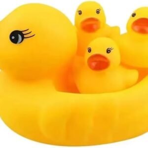Conjunto De Patinhos De Banho Em Vinil 4 Peças Brinquedo De Banho Para Bebês