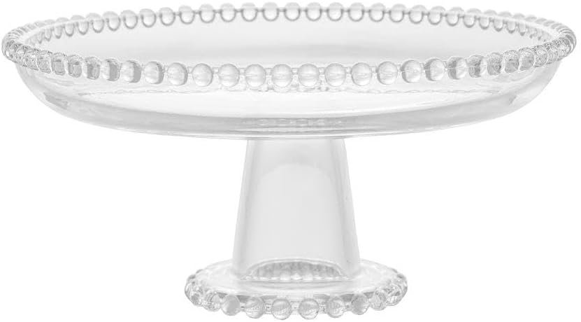 WOLFF - Prato de Cristal com Pé 20cm x 9cm - Linha Pearl - Imagem 2
