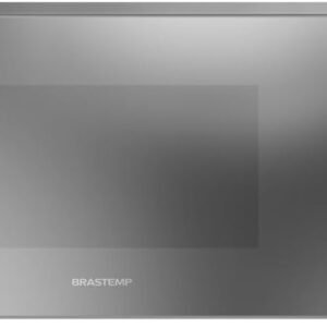Micro-ondas Brastemp 32 Litros cor cinza espelhado com Menu Gourmet – BMS46AR 110V