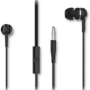 Motorola, J15000L15N1L, Earbuds 105, Fone de Ouvido com Microfone, Preto Motorola, J15000L15N1L, Earbuds 105, Fone de Ouvido com Microfone, Preto