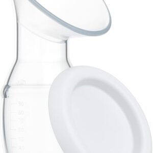 Copo Extrator/Coletor de Leite Materno em Silicone BPA-Free Tampa Segura, Higiene e Conforto