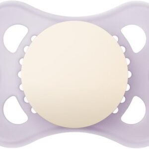 MAM Baby 1 Chupeta Original Com Bico Simétrico de Silicone SkinSoft para Crianças 0-6 Meses Embalagem Blister, Lilás