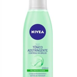 NIVEA Tônico Facial Controle do Brilho 200ml, Tonifica a Pele, Remove Impurezas, Reduz Oleosidade, Pele Mista e Oleosa