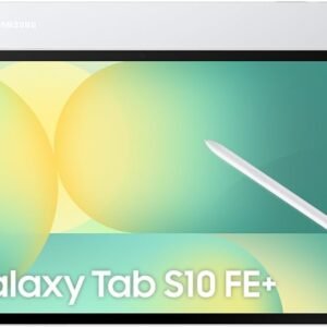 Samsung Tablet Galaxy Tab S10 FE+ WiFi, Prata, 128GB, 8GB, Tela 13.1″ 90Hz, S Pen e Capa Inclusas