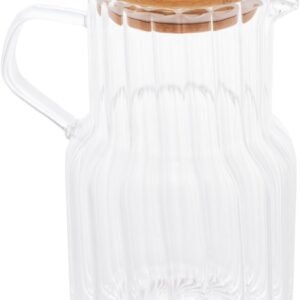 LYOR – Jarra de Vidro Borossilicato com Tampa de Bambu Classic 1,1L