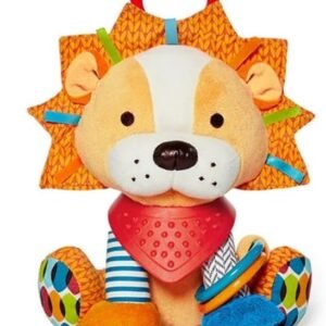 Pelúcia com Chocalho e Mordedor (COM CERTIFICAÇÃO INMETRO) (Leão)